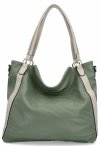 DĂĄmskĂĄ kabelka shopper bag Hernan zelenĂĄ HB0337