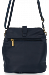 Kožené kabelka univerzální Vittoria Gotti tmavě modrá V2466