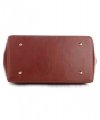 Kožené kabelka kufřík Genuine Leather hnědá 816(1