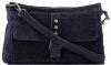 Kožené kabelka listonoška Vittoria Gotti tmavě modrá V71014