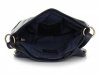Dámská kožená kabelka listonoška – vysoká kvalita Kožená kabelka z přírodního semiše Tmavě modrá