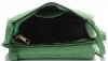 Kožené kabelka listonoška Genuine Leather lahvově zelená 0003