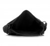 Kožené kabelka listonoška Genuine Leather černá 4022