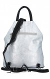 Dámská kabelka batůžek Hernan stříbrná HB0206