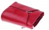Kožené kabelka listonoška Genuine Leather červená 208