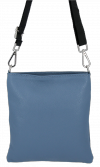 Kožené kabelka univerzální Vittoria Gotti modrá B19