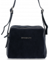 Kožené kabelka univerzální Vittoria Gotti tmavě modrá V25E