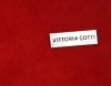 Kožené kabelka listonoška Vittoria Gotti červená V5576