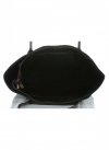 Kožené kabelka shopper bag Genuine Leather černá 358