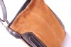 Kožené kabelka listonoška Genuine Leather zrzavá 444