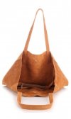 Kožené kabelka shopper bag Vera Pelle zrzavá 601