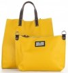 Bőr táska univerzális Genuine Leather mustár 691756