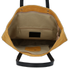 Bőr táska shopper bag Vittoria Gotti mustár V2380