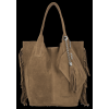 Bőr táska shopper bag Vittoria Gotti földszínű B16