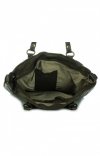 Bőr táska shopper bag Vittoria Gotti palackzöld V3650