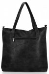 Bőr táska shopper bag Roberto Ricci fekete 18139