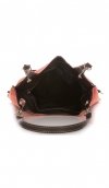 Bőr táska levéltáska Genuine Leather piszkos rózsaszín 517