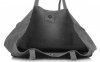 Bőr táska shopper bag Vittoria Gotti szürke V205454