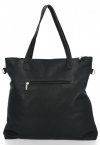 Bőr táska shopper bag Roberto Ricci fekete 18128