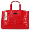 Bőr táska aktatáska Vittoria Gotti piros V5249