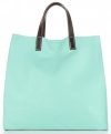 Bőr táska univerzális Genuine Leather menta 691756