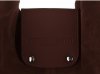 Bőr táska shopper bag Vittoria Gotti csokoládé V3292C
