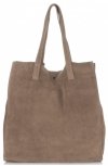 Bőr táska shopper bag Vittoria Gotti földszínű V205454