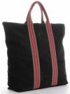 Bőr táska shopper bag Vittoria Gotti fekete V689746