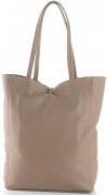 Bőr táska shopper bag Vittoria Gotti földszínű V299F