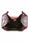 Bőr táska shopper bag Vera Pelle piros 10477