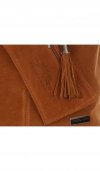 Bőr táska shopper bag Vittoria Gotti vörös V5190