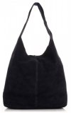 Bőr táska shopper bag Vittoria Gotti tengerkék V8802