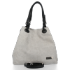 Bőr táska shopper bag Vittoria Gotti bézs V2050