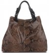 Bőr táska shopper bag Vittoria Gotti földszínű V898GPIT