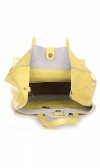 Bőr táska shopper bag Vittoria Gotti sárga V8622