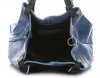 Bőr táska shopper bag Vittoria Gotti kék V2L