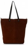 Bőr táska shopper bag Vera Pelle barna 80041