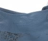 Bőr táska shopper bag Vittoria Gotti kék V8913