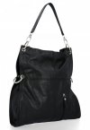 Bőr táska shopper bag Vera Pelle fekete 25