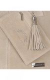 Bőr táska shopper bag Vittoria Gotti bézs V5190