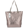 Bőr táska shopper bag Vittoria Gotti barna B24
