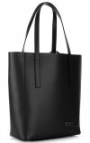 Bőr táska shopper bag Vittoria Gotti fekete V3121