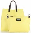 Bőr táska univerzális Genuine Leather lime 691756