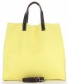 Bőr táska univerzális Genuine Leather lime 691756