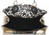 Bőr táska shopper bag Vittoria Gotti fekete V5798