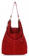 Bőr táska shopper bag Vittoria Gotti piros V3292C
