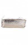 Bőr táska shopper bag Vittoria Gotti arany V4