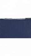 Bőr táska shopper bag Vittoria Gotti tengerkék V577