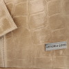 Bőr táska shopper bag Vittoria Gotti bézs B15