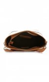 Bőr táska shopper bag Genuine Leather vörös K26